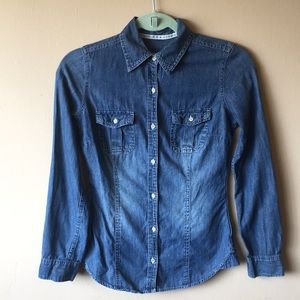 Denim Button Down Shirt